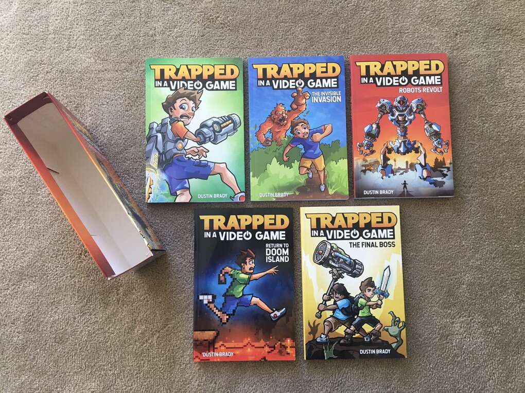Trapped in a Video Game Series, by Dustin Brady