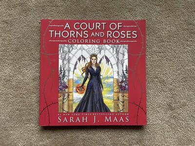 NEW A Court of Thorns and Roses Coloring Book
