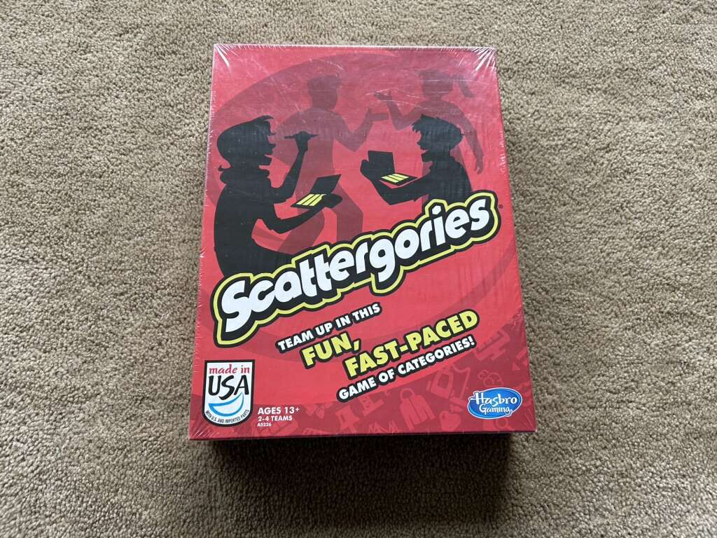 NEW Scattergories Game