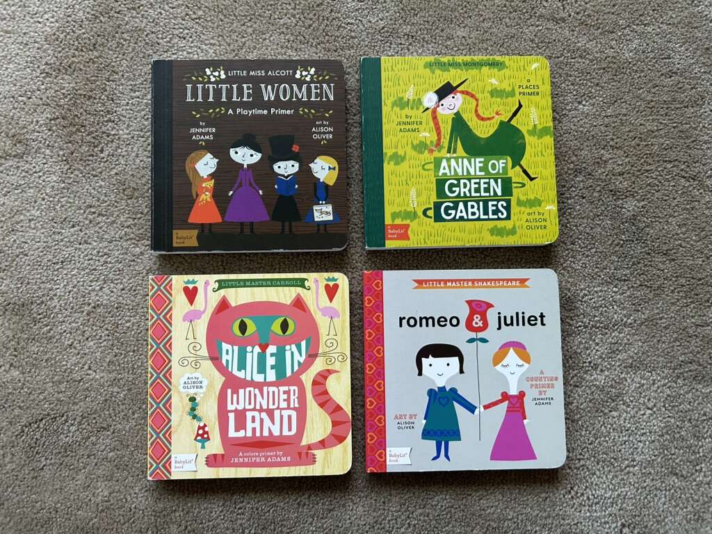 Four BabyLit Board Books, Set 2 (small)