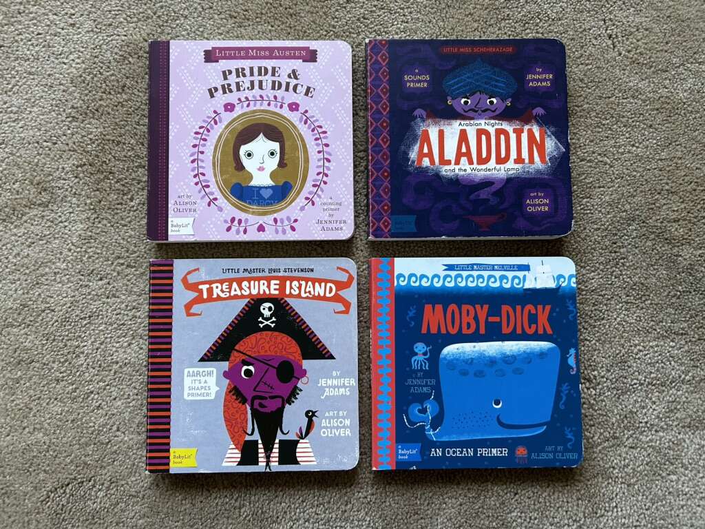 Four BabyLit Board Books, Set 3 (small)