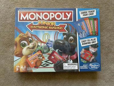 NEW Monopoly Junior: Electronic Banking