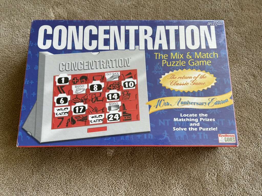 NEW Vintage Concentration Game