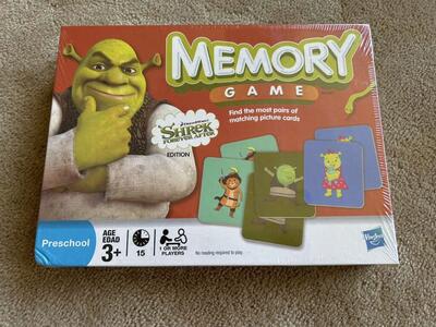 NEW Memory Game: Shrek Edition