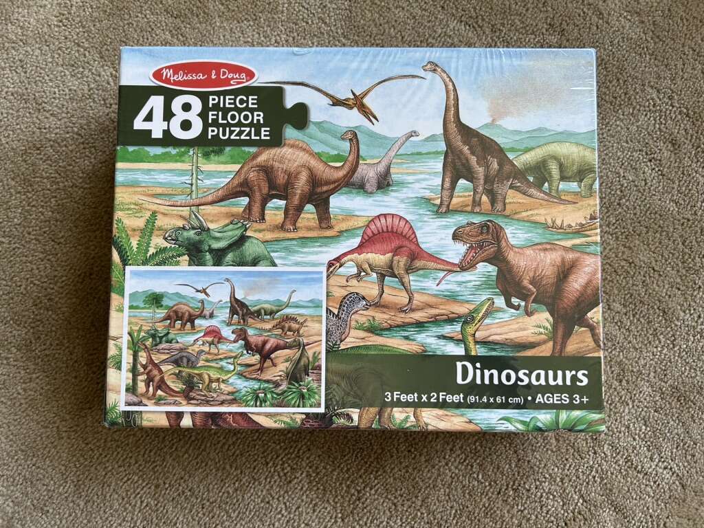 NEW Melissa & Doug 48-Piece Dinosaur Floor Puzzle