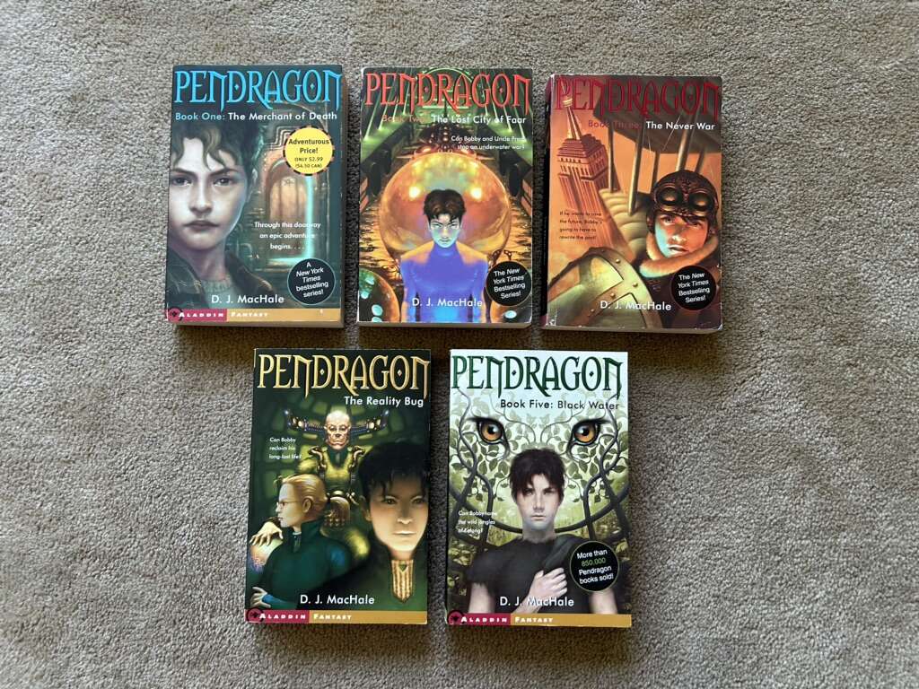 Pendragon Books 1-5, by D.J. MacHale (paperbacks)