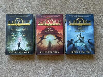Seven Wonders Series 1-3, by Peter Lerangis (hardcovers)