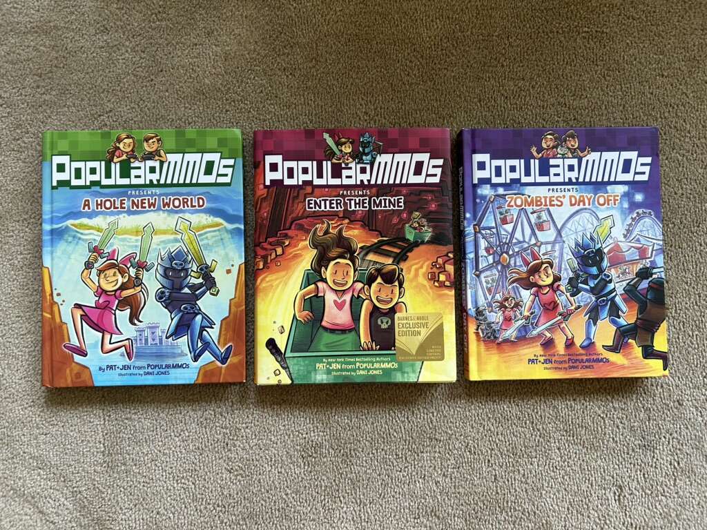 Three Popular MMOs Presents Graphic Novels, by Pat & Jen (hardcovers)