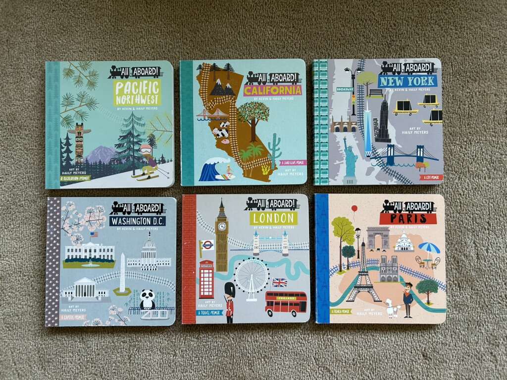 Six All Aboard! Board Books