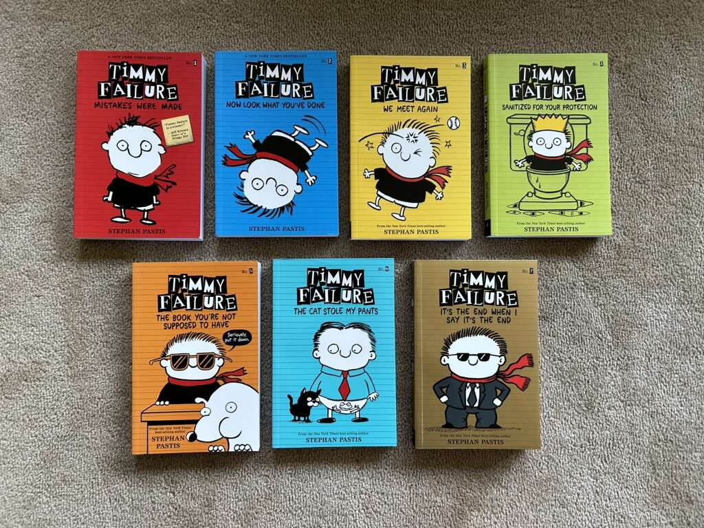 Timmy Failure Series 1-7, by Stephan Pastis