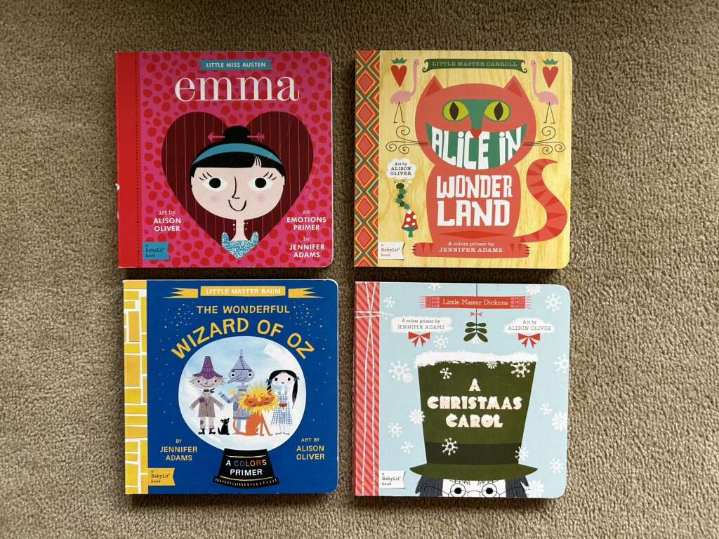 Four BabyLit Board Books, Set 4 (large)