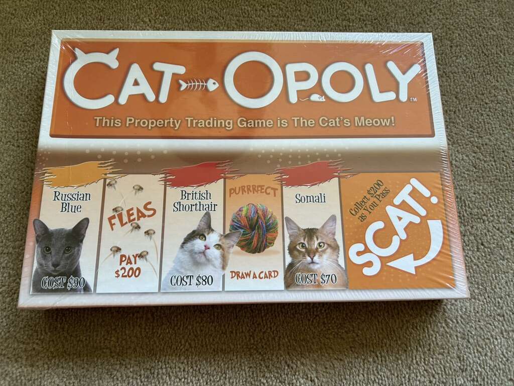 NEW Cat-opoly Board Game