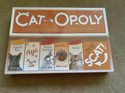 NEW Cat-opoly Board Game