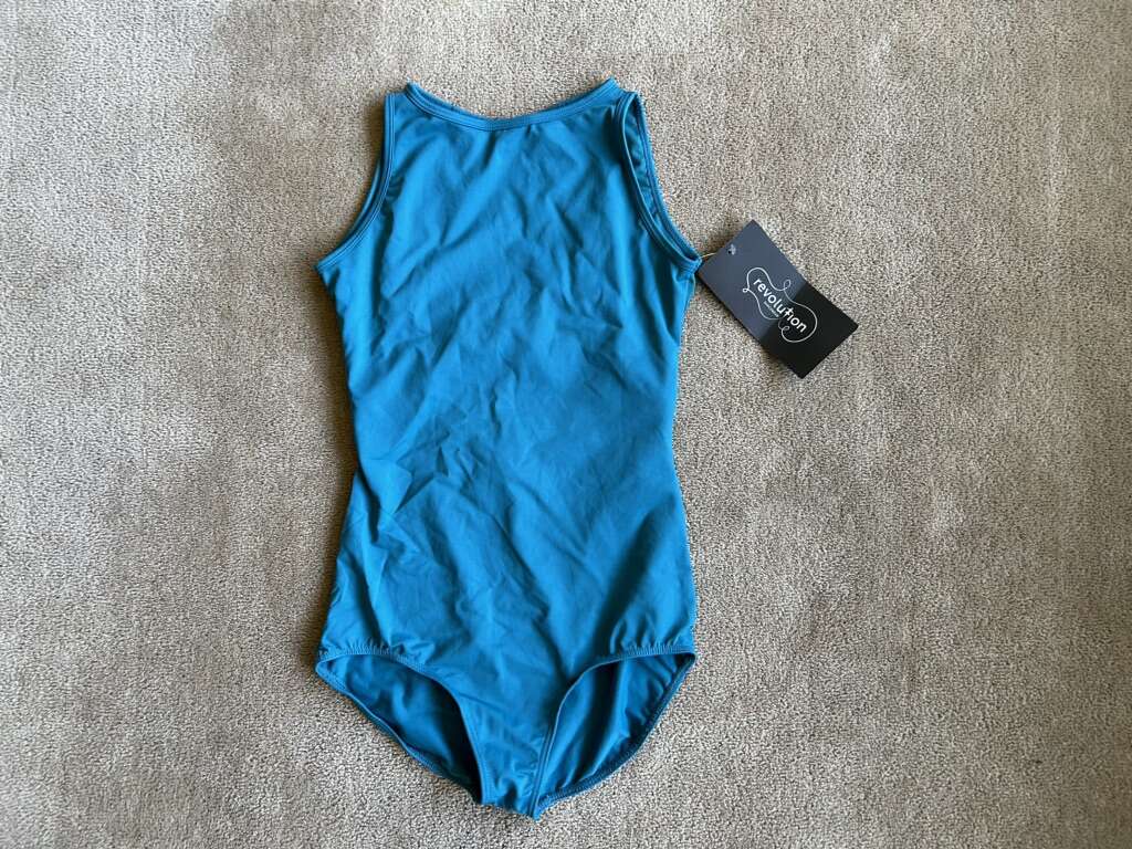 NEW Revolution Teal Leotard, MA (medium adult)