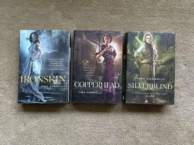 Ironskin Series 1-3, by Tina Connolly—ONE SIGNED