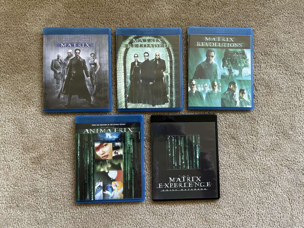 Complete Matrix Movie Blu-Ray Collection