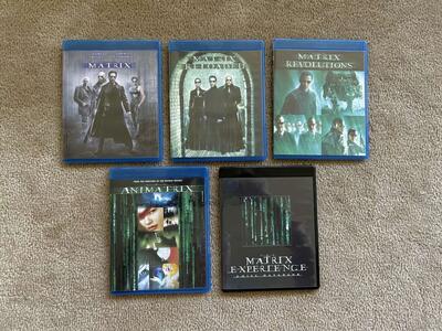 Complete Matrix Movie Blu-Ray Collection