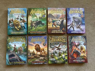 8 Spirit Animals Books by Brandon Mull & Others