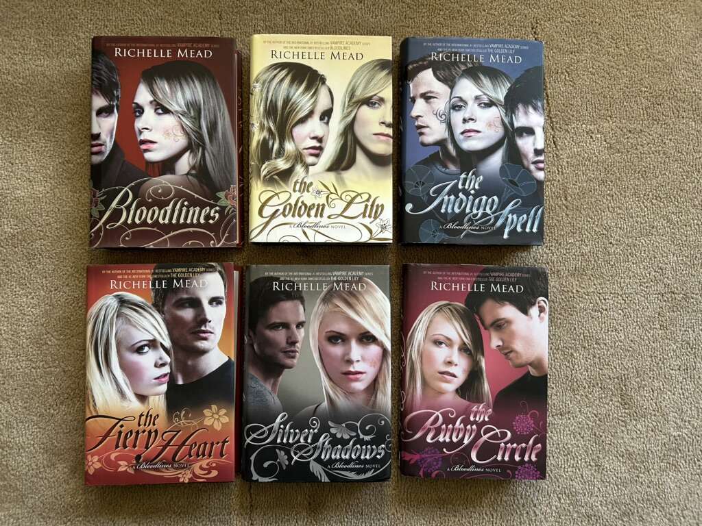 Bloodlines Complete Series 1-6, by Richelle Mead (hardcovers)