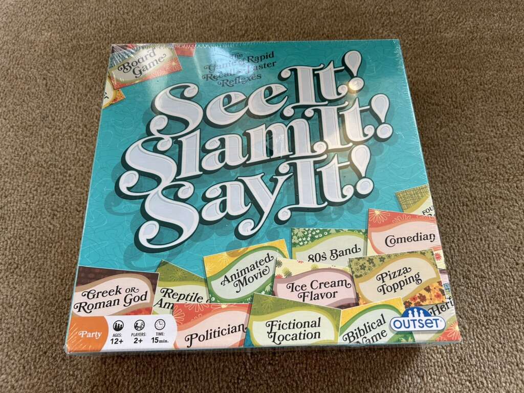 NEW See It! Slam It! Say It! Game