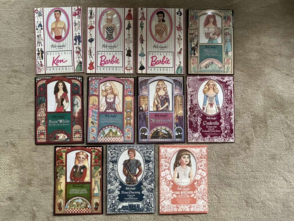 NEW, Uncut Vintage Peck-Gandre Paper Dolls