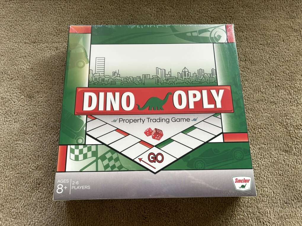 NEW Dino-opoly Board Game (Sinclair Oil)