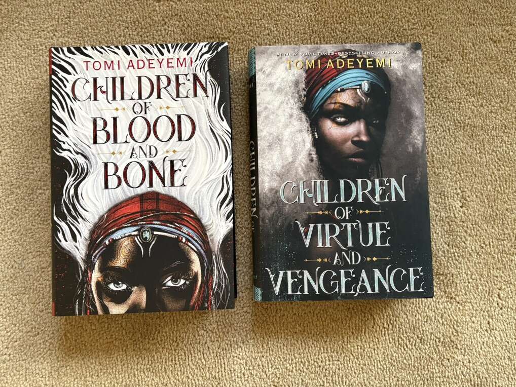 Legacy of Orisha Books 1 & 2, by Tomi Adeyemi (hardcovers)