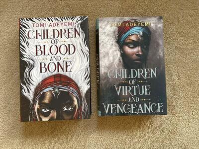 Legacy of Orisha Books 1 & 2, by Tomi Adeyemi (hardcovers)