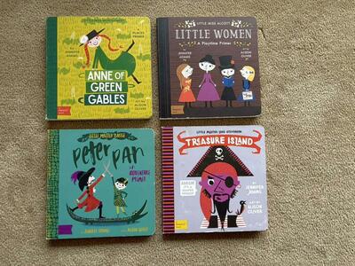 Four BabyLit Board Books, Set 5 (large)
