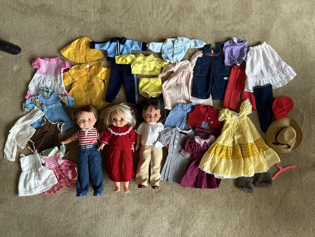 Vintage Fisher-Price "My Friend" Dolls Set
