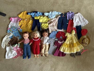 Vintage Fisher-Price "My Friend" Dolls Set