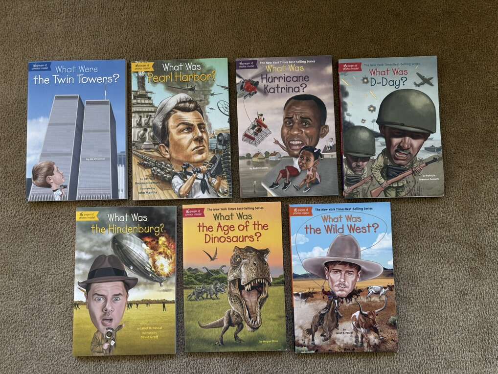 7 Who? What? Where? Books