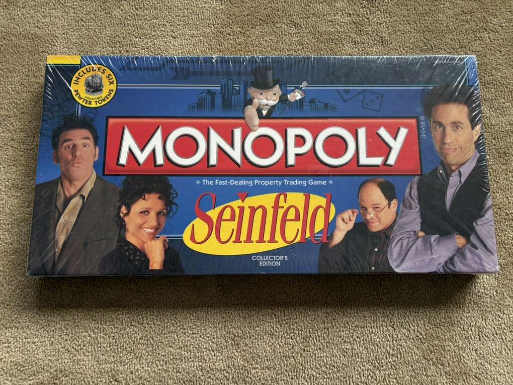 NEW Monopoly: Seinfeld Collector's Edition
