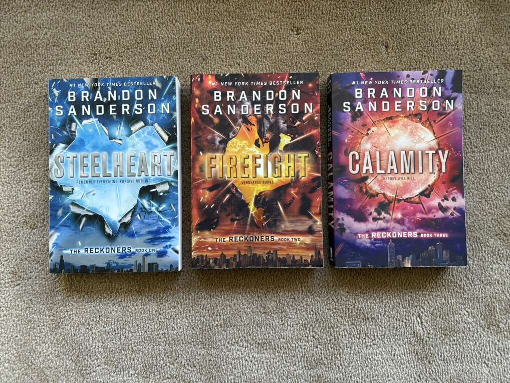 The Reckoners Series, by Brandon Sanderson (paperbacks)