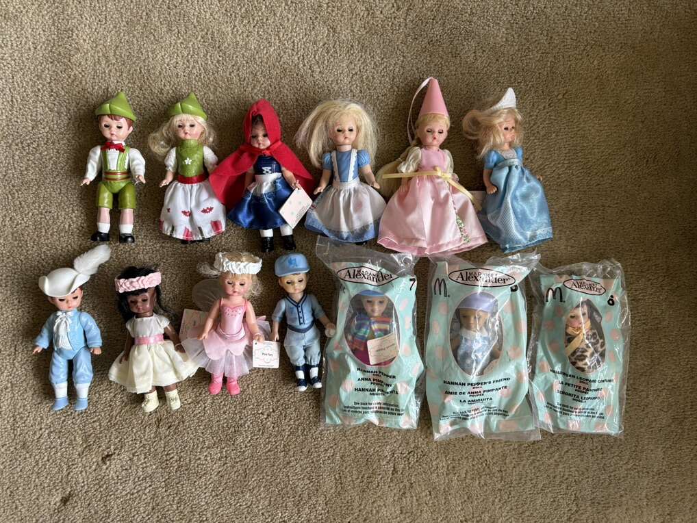 13 McDonald's Madame Alexander Dolls