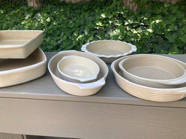 PAMPERED CHEF STONEWARE  (New Traditions Collection)  starting at $25 each