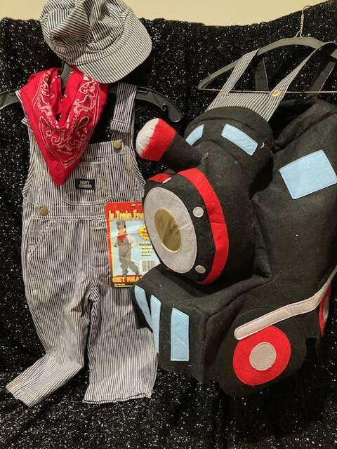 TRAIN CONDUCTOR and Step-in POTTERY BARN Kids  TRAIN    $40 for all