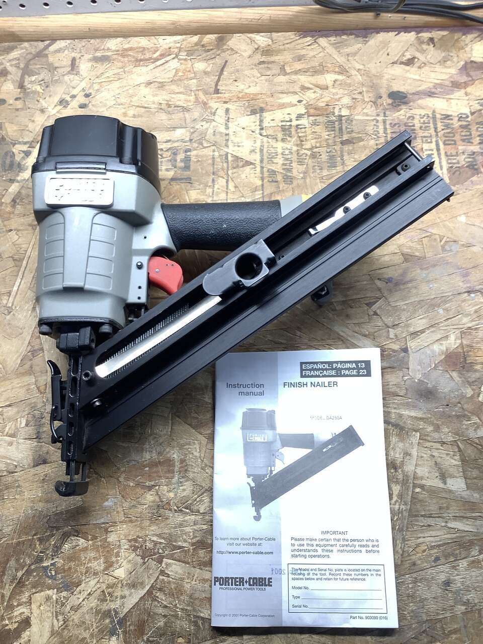 Porter Cable Finish Nailer