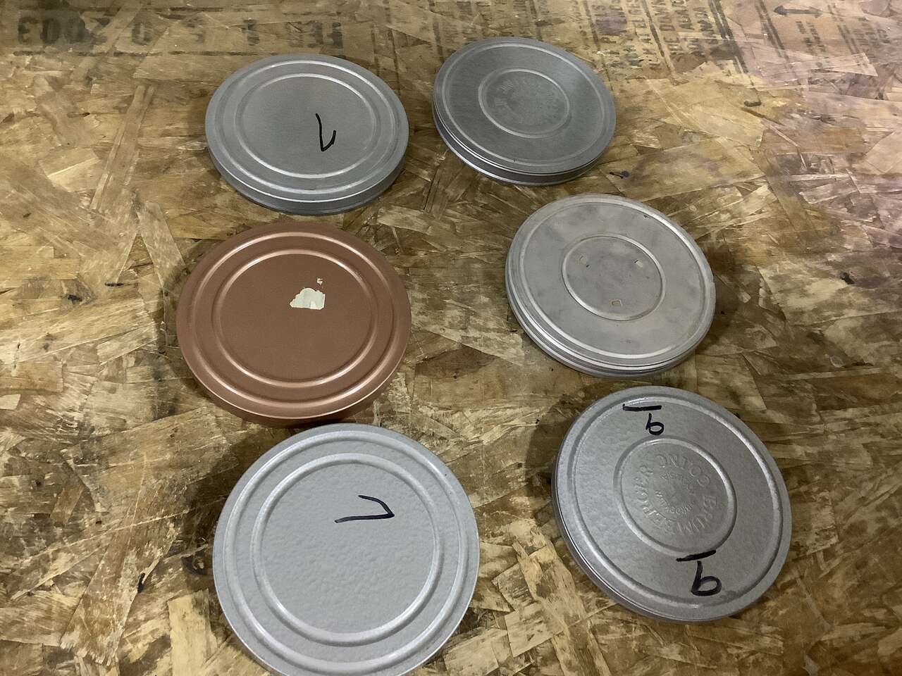 Vintage Metal 8mm Reels With Cases