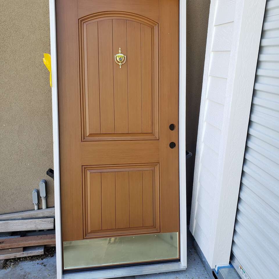 36 entry door