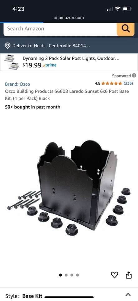 New 6x6 Post Base Kit (3)