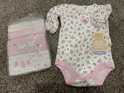Newborn Size Onesies And Body Suit NEW
