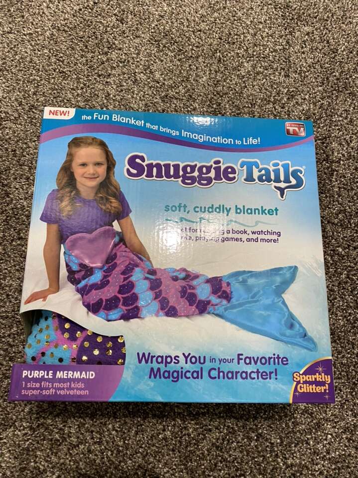 Snuggie Tails, Purple, Mermaid, Kids, Blanket