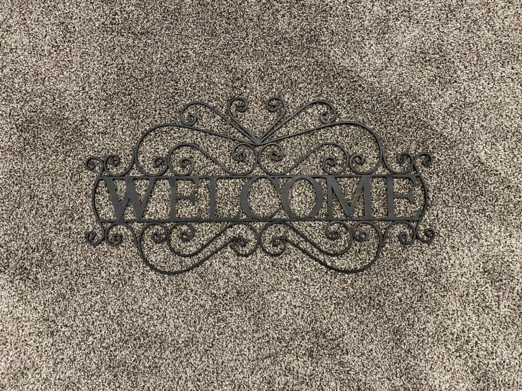 Metal Welcome Sign