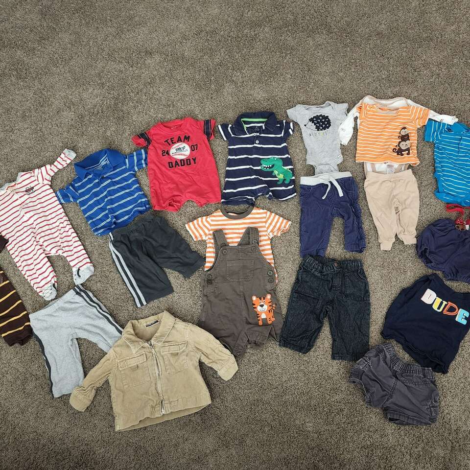 Large Set of Boys Clothing Size 3-6 Months 3M 6M