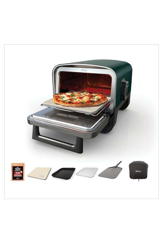 New! Ninja 8 In 1 Outdoor Pizza Oven Smoker BBQ