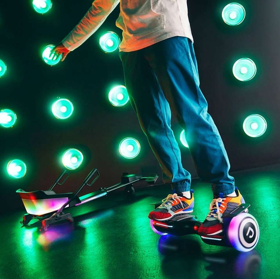 2 Available New! Crush Light-Up JetKart Hoverboard