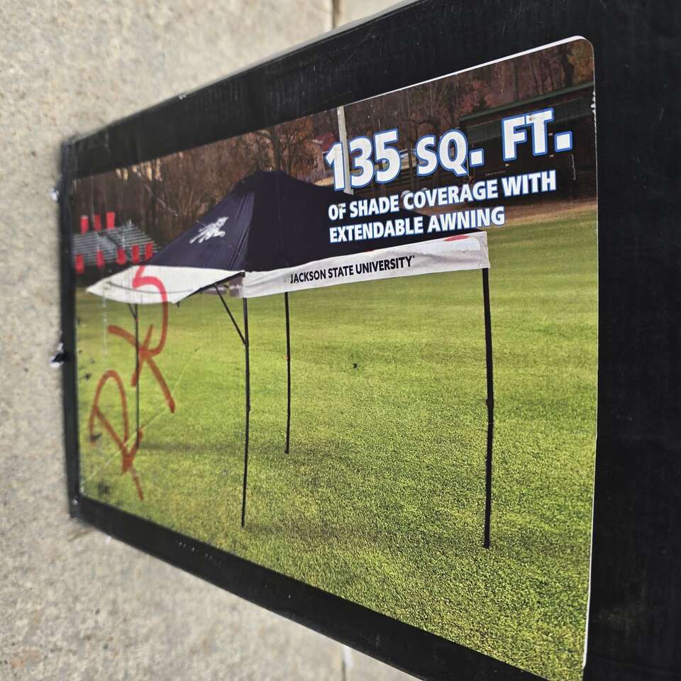 New! Jacksonville State 10' X 10' Pop Up Canopy
