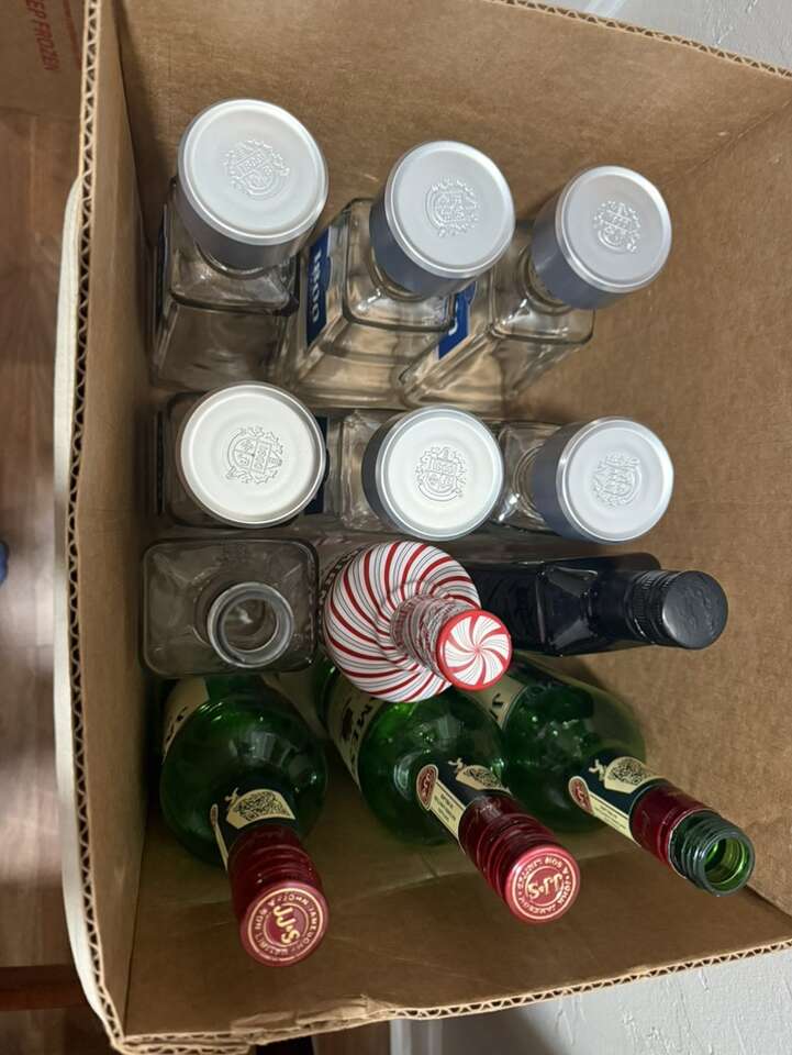 Empty Wine & Liquor Bottles