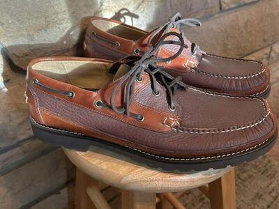 LL Bean Leather Boot Shoes / Brown / Men 14